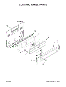 03 - Control Panel Parts parts for Maytag Range YMER8800FB0 from AppliancePartsPros.com