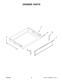 06 - Drawer Parts parts for Maytag Range YMER8800FW0 from AppliancePartsPros.com