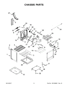 04 - Chassis Parts parts for Maytag Range YMER8800FZ0 from AppliancePartsPros.com