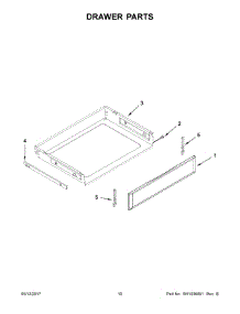 06 - Drawer Parts parts for Maytag Range YMER8800FZ0 from AppliancePartsPros.com