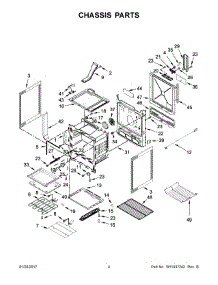 03 - Chassis Parts parts for Maytag Range YMES8800FZ0 from AppliancePartsPros.com