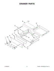 05 - Drawer Parts parts for Maytag Range YMES8800FZ0 from AppliancePartsPros.com