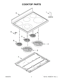 02 - Cooktop Parts parts for Maytag Range YMET8720DE02 from AppliancePartsPros.com