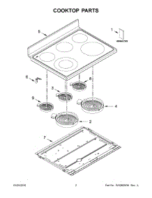 02 - Cooktop Parts parts for Maytag Range YMET8720DS03 from AppliancePartsPros.com