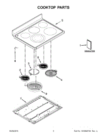 02 - Cooktop Parts parts for Maytag Range YMET8820DS02 from AppliancePartsPros.com
