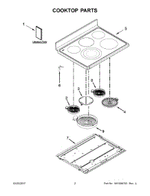 02 - Cooktop Parts parts for Maytag Range YMET8820DS03 from AppliancePartsPros.com