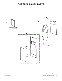 02 - Control Panel Parts parts for Maytag Microwave YMMV1174DS0 from AppliancePartsPros.com