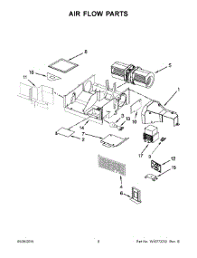 05 - Air Flow Parts parts for Maytag Microwave YMMV1174DS0 from AppliancePartsPros.com