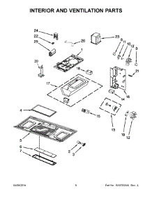 04 - Interior And Ventilation Parts parts for Maytag Microwave YMMV4203WW3 from AppliancePartsPros.com