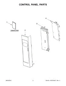 02 - Control Panel Parts parts for Maytag Microwave YMMV4205DS0 from AppliancePartsPros.com