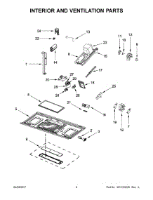 04 - Interior And Ventilation Parts parts for Maytag Microwave YMMV4206FW2 from AppliancePartsPros.com