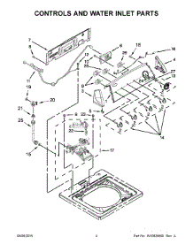 03 - Controls And Water Inlet Parts parts for Whirlpool Washer 1CWTW4840YW2 from AppliancePartsPros.com