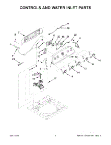 03 - Controls And Water Inlet Parts parts for Whirlpool Laundry Center 1CWTW4845EW1 from AppliancePartsPros.com