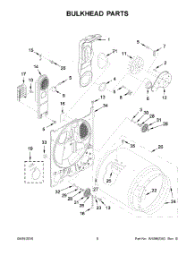 04 - Bulkhead Parts parts for Whirlpool Laundry Center 1MWED1750EM0 from AppliancePartsPros.com