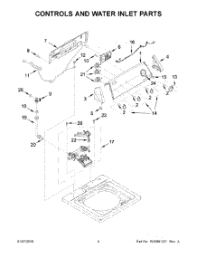 03 - Controls And Water Inlet Parts parts for Whirlpool Washer 2DWTW4800YQ1 from AppliancePartsPros.com
