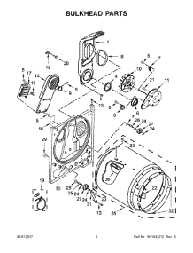 04 - Bulkhead Parts parts for Whirlpool Laundry Center 3LWED4830FW0 from AppliancePartsPros.com