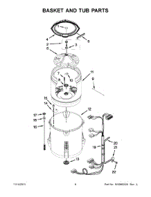 04 - Basket And Tub Parts parts for Whirlpool Washer 4GWTW5550YW2 from AppliancePartsPros.com