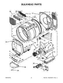 04 - Bulkhead Parts parts for Whirlpool Dryer 4KWED4750BQ1 from AppliancePartsPros.com