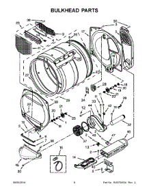 04 - Bulkhead Parts parts for Whirlpool Dryer 4KWED4900BW1 from AppliancePartsPros.com