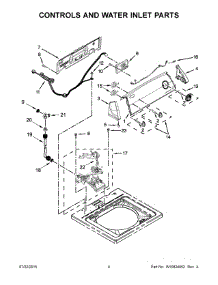 03 - Controls And Water Inlet Parts parts for Whirlpool Washer 4KWTW4730EQ0 from AppliancePartsPros.com
