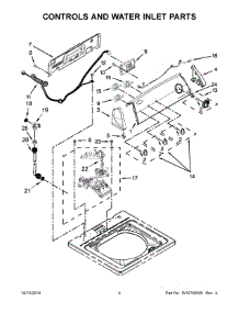 03 - Controls And Water Inlet Parts parts for Whirlpool Washer 4KWTW4930DQ0 from AppliancePartsPros.com