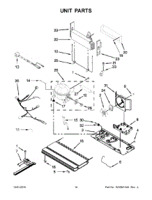 08 - Unit Parts parts for Whirlpool Refrigerator 5GBB1958EW00 from AppliancePartsPros.com