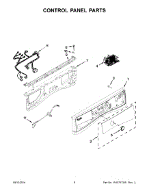 04 - Control Panel Parts parts for Whirlpool Washer 7MWFW81HEDW0 from AppliancePartsPros.com