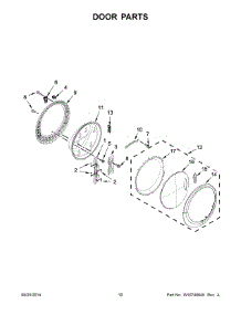 06 - Door Parts parts for Whirlpool Washer 7MWFW95HEDU0 from AppliancePartsPros.com