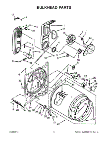 04 - Bulkhead Parts parts for Whirlpool Dryer 7MWGD1730YW4 from AppliancePartsPros.com