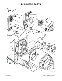 04 - Bulkhead Parts parts for Whirlpool Dryer 7MWGD1730YW5 from AppliancePartsPros.com