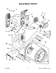 04 - Bulkhead Parts parts for Whirlpool Laundry Center 7MWGD1860EM0 from AppliancePartsPros.com