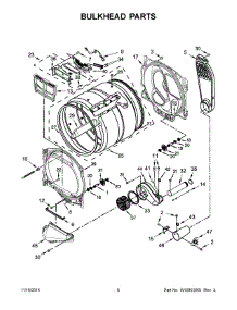 04 - Bulkhead Parts parts for Whirlpool Dryer 7MWGD8000EW1 from AppliancePartsPros.com