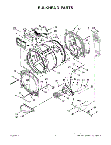 04 - Bulkhead Parts parts for Whirlpool Dryer 7MWGD8500EC1 from AppliancePartsPros.com