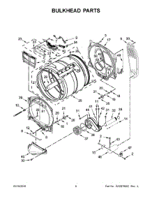 04 - Bulkhead Parts parts for Whirlpool Laundry Center 7MWGD8500EC2 from AppliancePartsPros.com