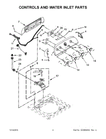 03 - Controls And Water Inlet Parts parts for Whirlpool Washer 7MWTW1604DM1 from AppliancePartsPros.com