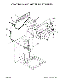 03 - Controls And Water Inlet Parts parts for Whirlpool Washer 7MWTW1715BM1 from AppliancePartsPros.com