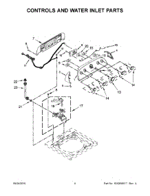 03 - Controls And Water Inlet Parts parts for Whirlpool Washer 7MWTW1904DM1 from AppliancePartsPros.com