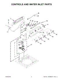 03 - Controls And Water Inlet Parts parts for Whirlpool Laundry Center 7MWTW1955EW1 from AppliancePartsPros.com