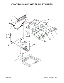 03 - Controls And Water Inlet Parts parts for Whirlpool Washer 7MWTW9920EM0 from AppliancePartsPros.com