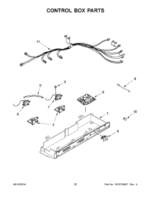 11 - Control Box Parts parts for Whirlpool Refrigerator 7WRS25FDBF02 from AppliancePartsPros.com