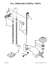 04 - Fill, Drain And Overfill Parts parts for Whirlpool Dishwasher BLB14DRANA1 from AppliancePartsPros.com