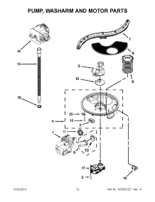06 - Pump, Washarm And Motor Parts parts for Whirlpool Dishwasher BLB14DRANA1 from AppliancePartsPros.com
