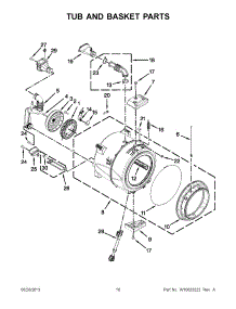 05 - Tub And Basket Parts parts for Whirlpool Washer BNQ11DCANA0 from AppliancePartsPros.com