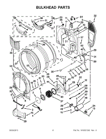 04 - Bulkhead Parts parts for Whirlpool Dryer BSG17CCANA0 from AppliancePartsPros.com
