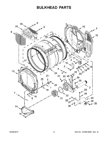 04 - Bulkhead Parts parts for Whirlpool Laundry Center CGD9160GW0 from AppliancePartsPros.com