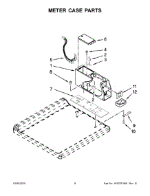 05 - Meter Case Parts parts for Whirlpool Washer CHW8990CW0 from AppliancePartsPros.com