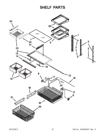 06 - Shelf Parts parts for Whirlpool Refrigerator GB9FHDXWS09 from AppliancePartsPros.com