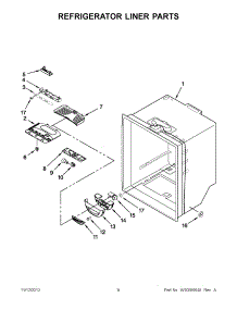 04 - Refrigerator Liner Parts parts for Whirlpool Refrigerator GX5FHDXVY010 from AppliancePartsPros.com