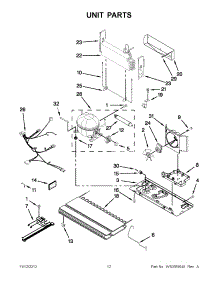 06 - Unit Parts parts for Whirlpool Refrigerator GX5FHDXVY010 from AppliancePartsPros.com