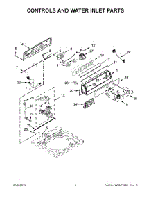 03 - Controls And Water Inlet Parts parts for Whirlpool Washer QCAE2733BQ0 from AppliancePartsPros.com